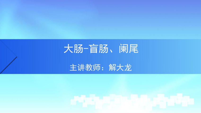 人体解剖学(4.6.1)--第六讲：盲肠与阑尾-中国医科大学.pdf